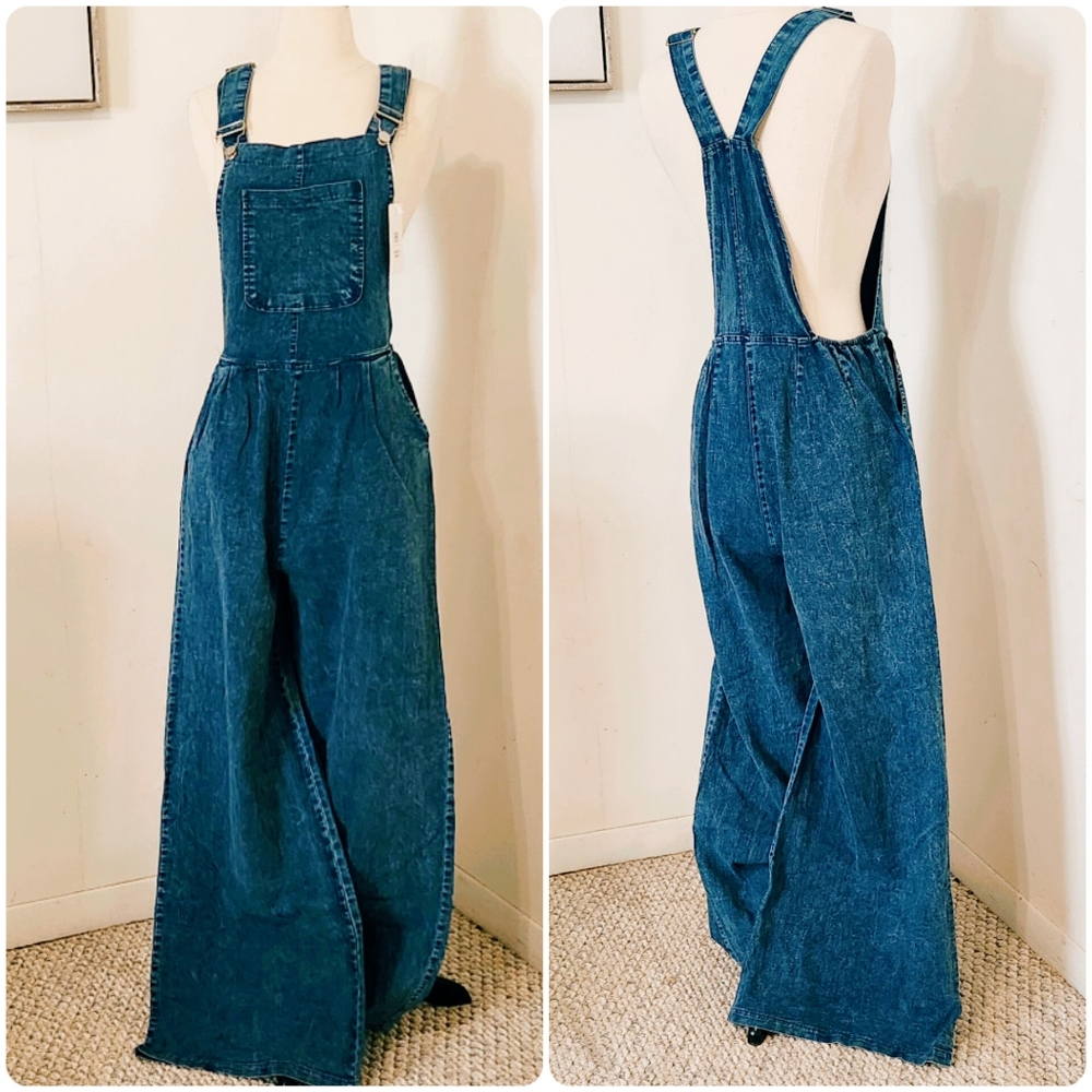 ✨️ Bohemian Wide leg, loose fit overalls, cottagecore, overalls